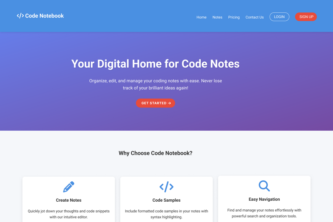 Code Notebook